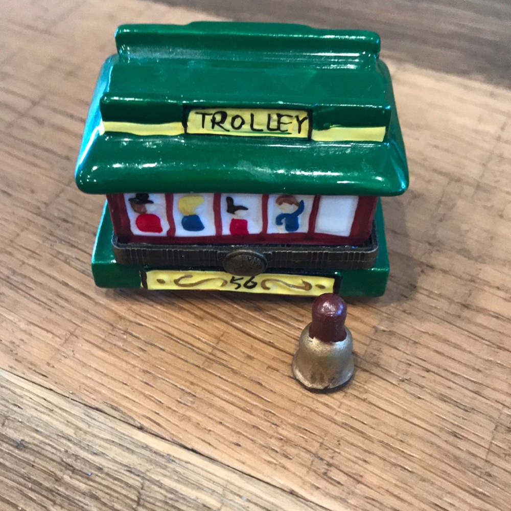 Vintage trolley trinket box